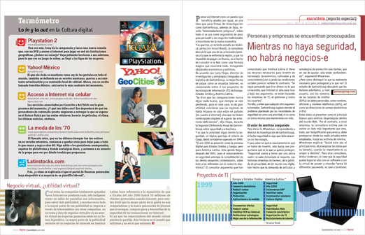 Magazine spread