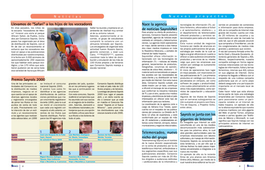 Newsletter spread