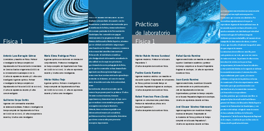 Brochure spread