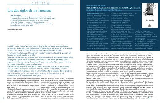 Literary supplement spread