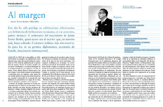 Literary supplement spread