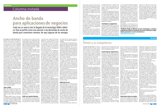 Newspaper spread